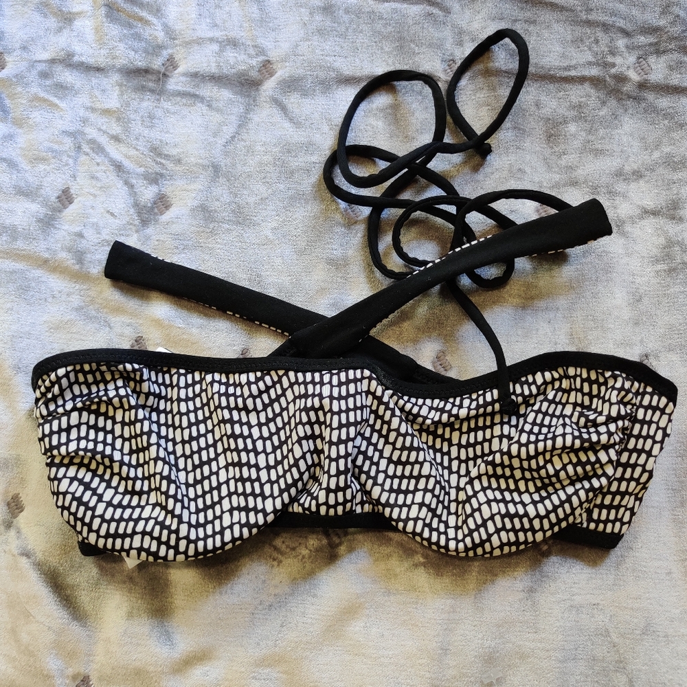 Studio La Perla Reversible Bandeau Underwire Bikini Top